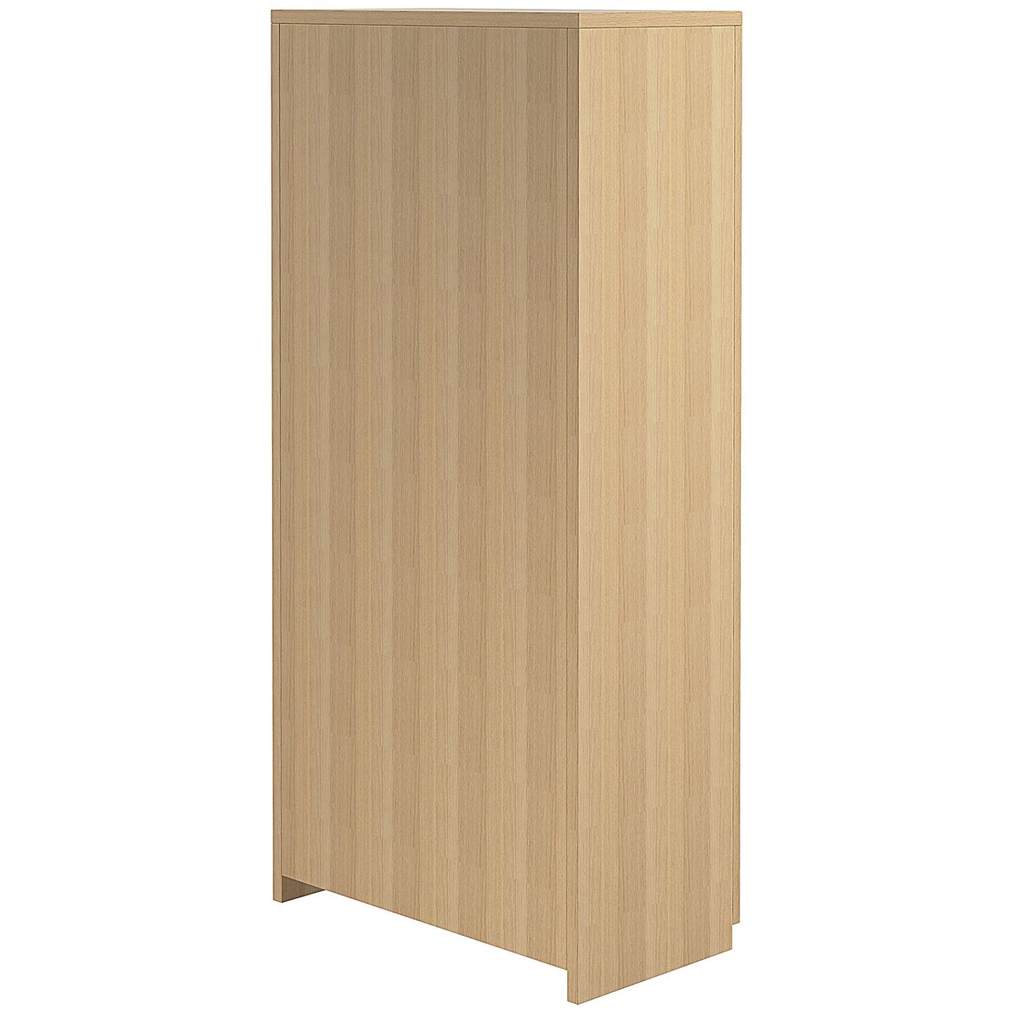 Serrion Premium Tall Wooden Cupboard, 2 Shelves, 1600mm High, Oak