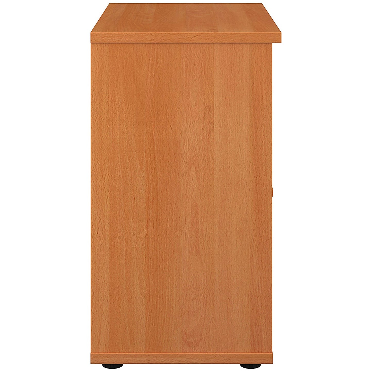 Jemini Low Bookcase, 1 Shelf, 800mm High, Beech