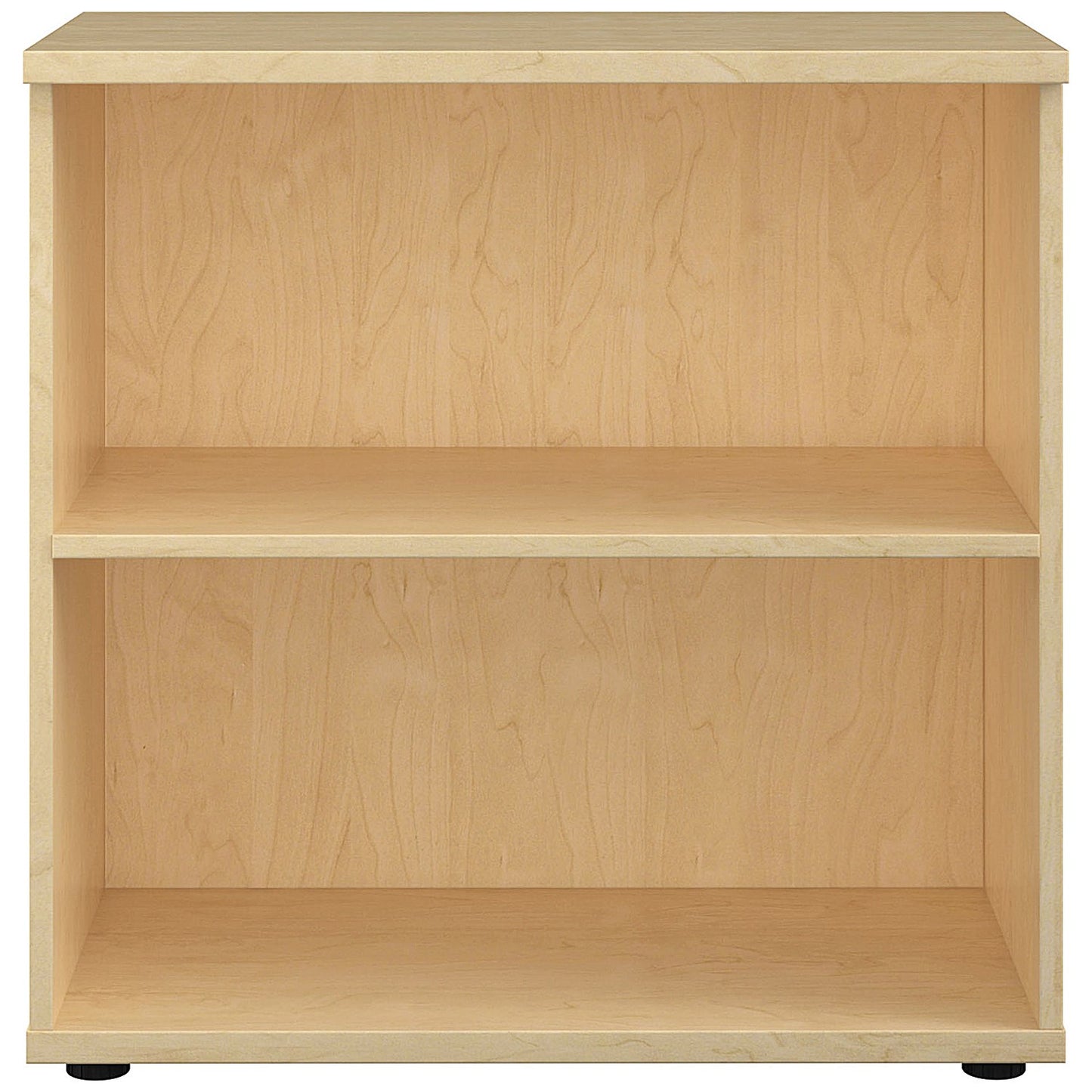 Jemini Low Bookcase, 1 Shelf, 800mm High, Maple