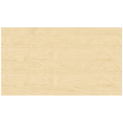 Jemini Low Bookcase, 1 Shelf, 800mm High, Maple