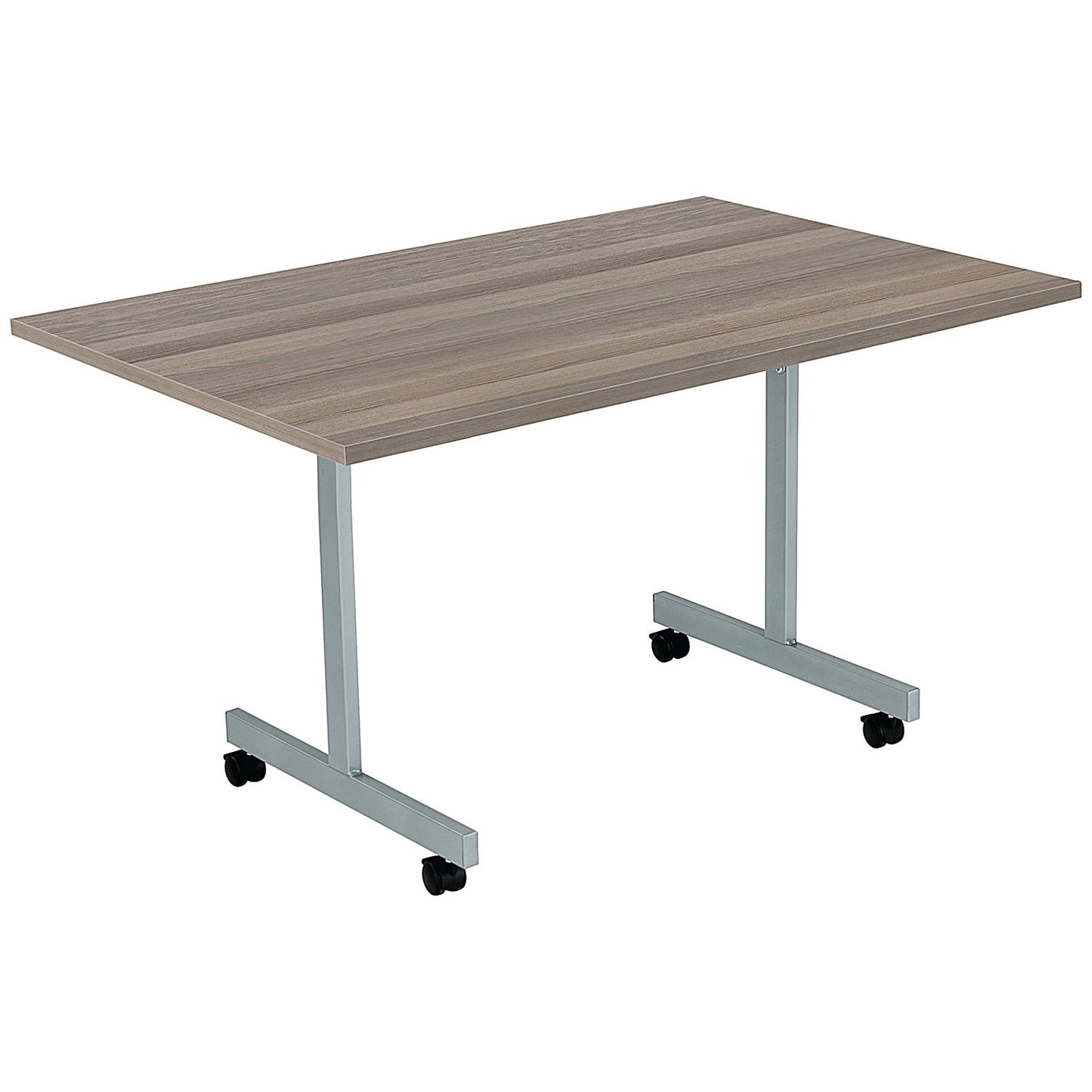 Jemini Rectangular Tilt Table, 1200x700mm, Grey Oak