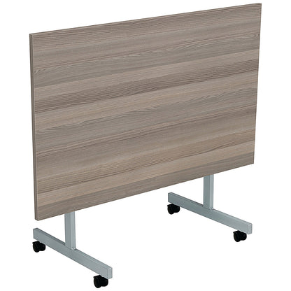 Jemini Rectangular Tilt Table, 1200x700mm, Grey Oak
