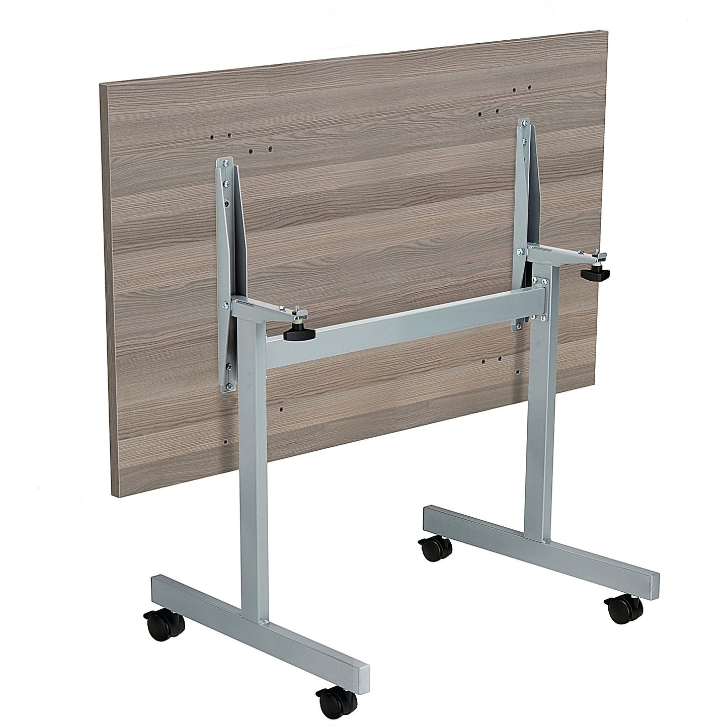 Jemini Rectangular Tilt Table, 1200x700mm, Grey Oak
