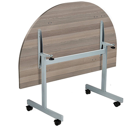 Jemini Semi-circular Tilt Table, 1400mm, Walnut