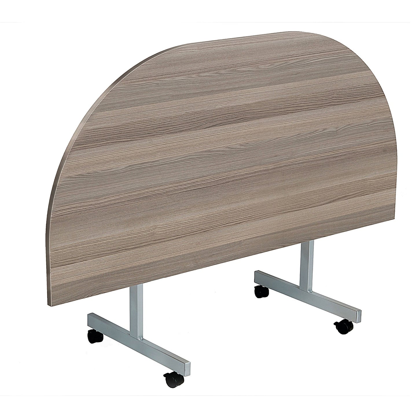 Jemini Semi-circular Tilt Table, 1400mm, Grey Oak