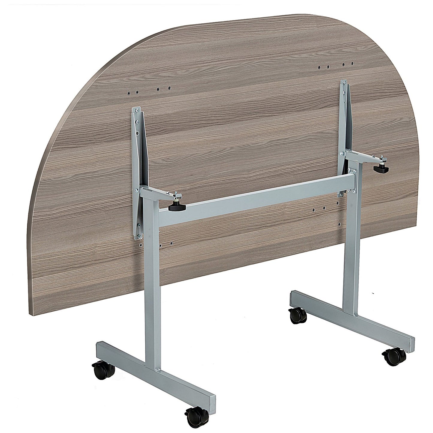 Jemini Semi-circular Tilt Table, 1400mm, Grey Oak