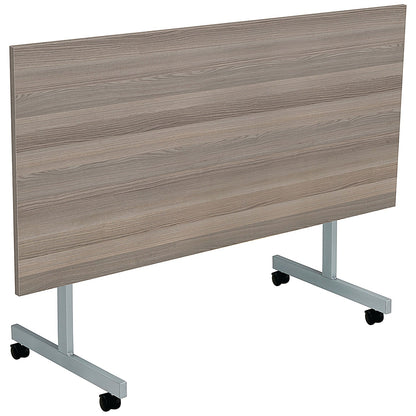 Jemini Rectangular Tilt Table, 1600x700mm, Grey Oak