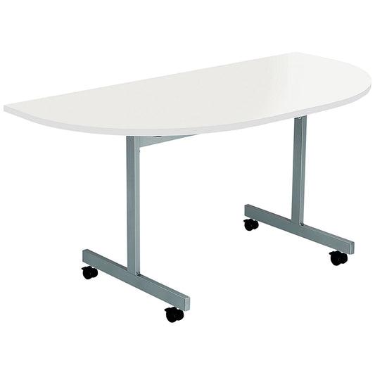 Jemini Semi-circular Tilt Table, 1400mm, White