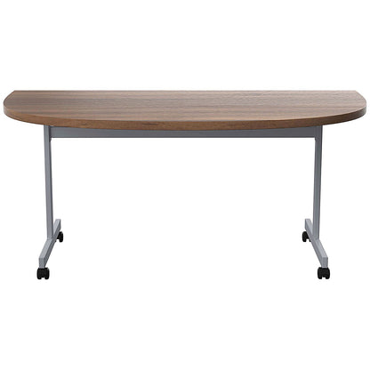 Jemini Semi-circular Tilt Table, 1600mm, Walnut