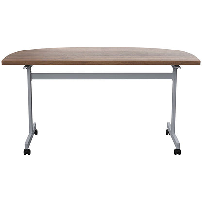 Jemini Semi-circular Tilt Table, 1600mm, Walnut