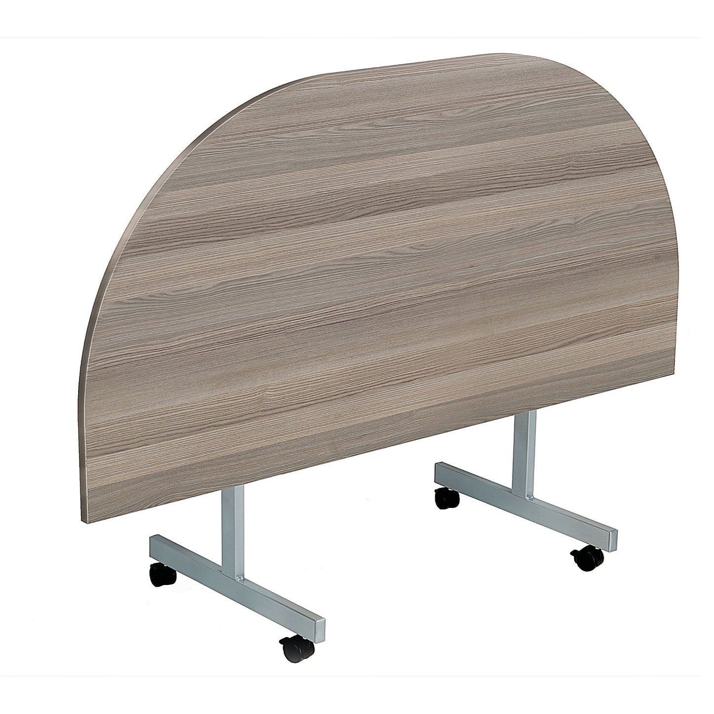 Jemini Semi-circular Tilt Table, 1600mm, Grey Oak