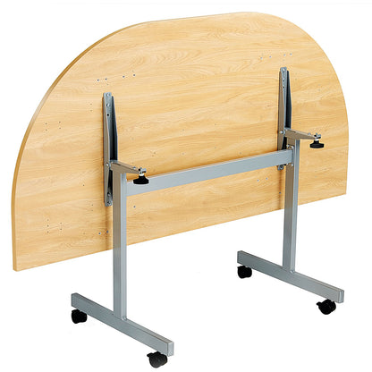 Jemini Semi-circular Tilt Table, 1600mm, Oak
