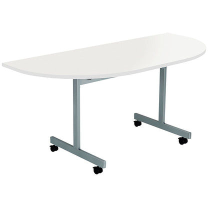 Jemini Semi-circular Tilt Table, 1600mm, White