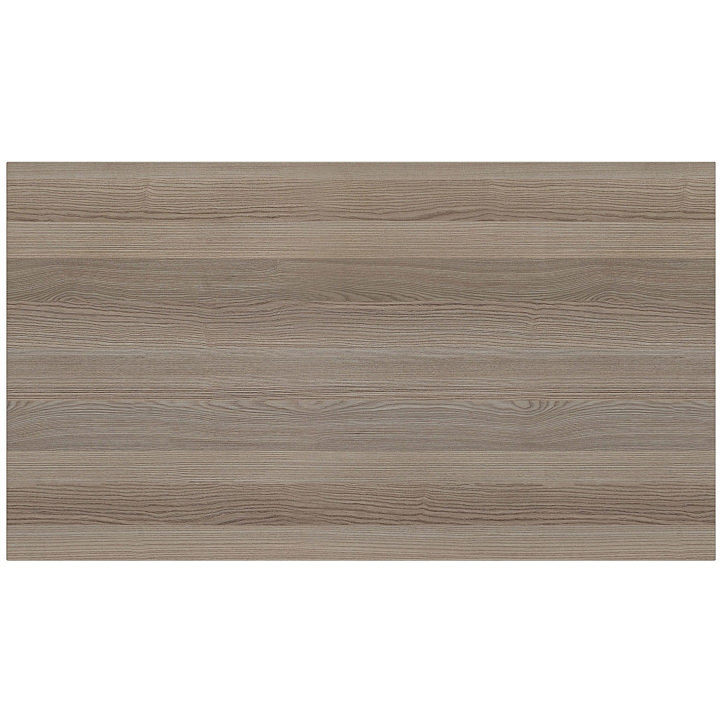 First Medium Wooden Storage Cupboard, 3 Shelves, 1200mm High, Grey Oak