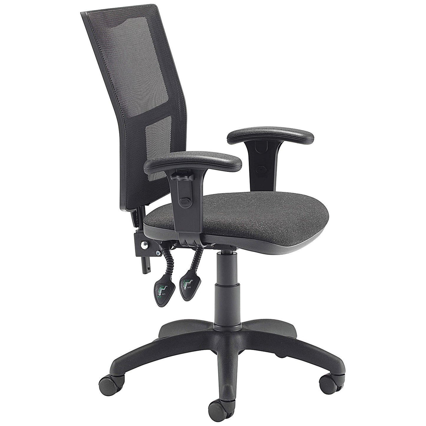 Jemini Medway High Mesh Back Operator Chair, Charcoal