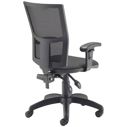Jemini Medway High Mesh Back Operator Chair, Charcoal