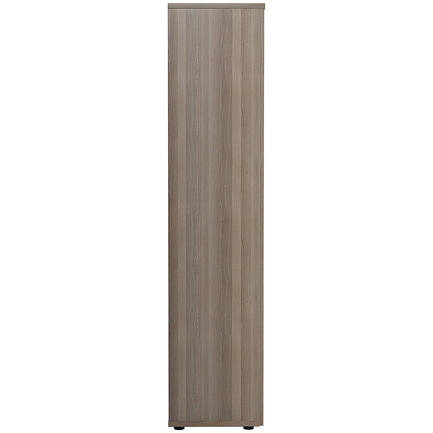 First Extra Tall Wooden Cupboard, 4 Shelves, 2000mm High, Grey Oak
