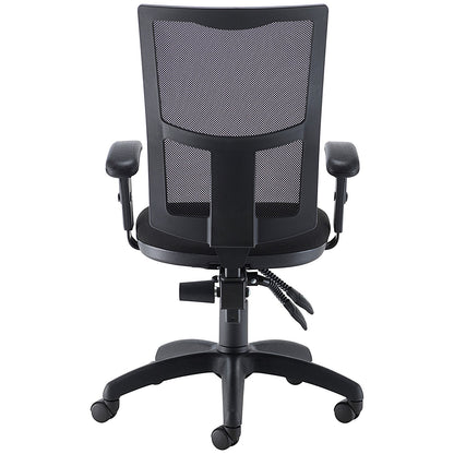 Jemini Medway High Mesh Back Operator Chair, Black