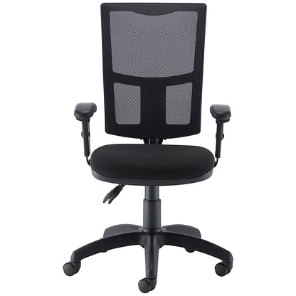 Jemini Medway High Mesh Back Operator Chair, Black