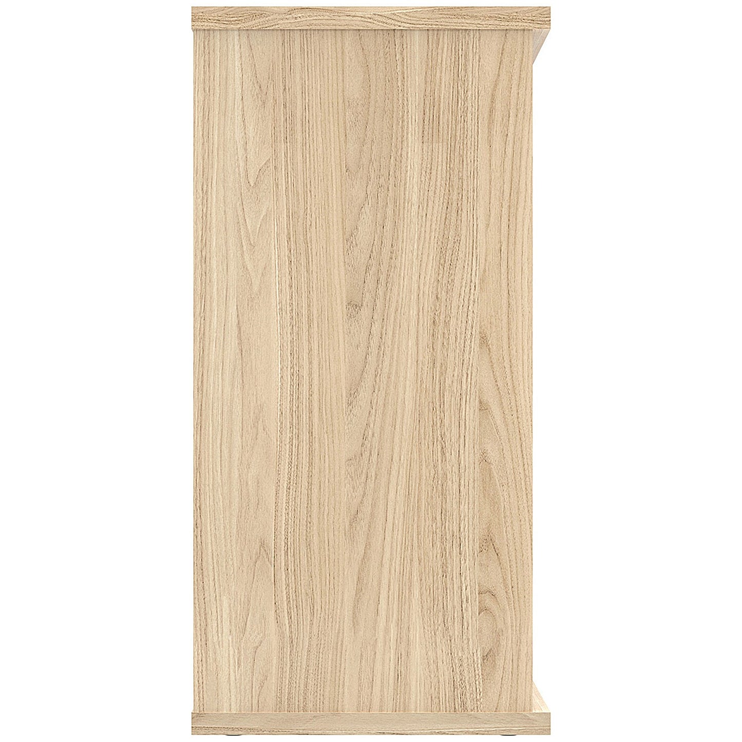 Astin Low Bookcase, 1 Shelf, 816mm High, Oak