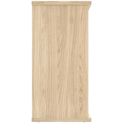 Astin Low Bookcase, 1 Shelf, 816mm High, Oak