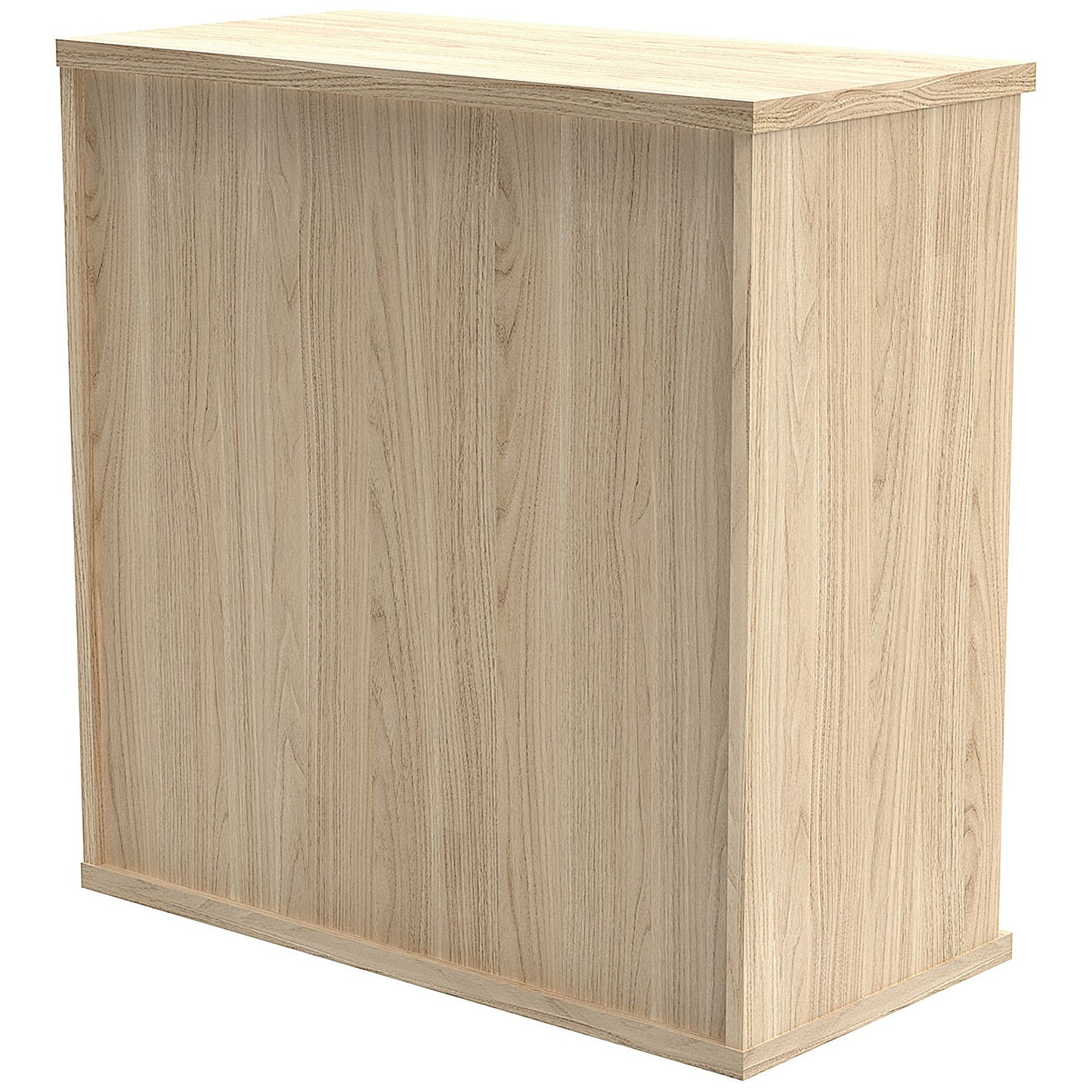 Astin Low Bookcase, 1 Shelf, 816mm High, Oak
