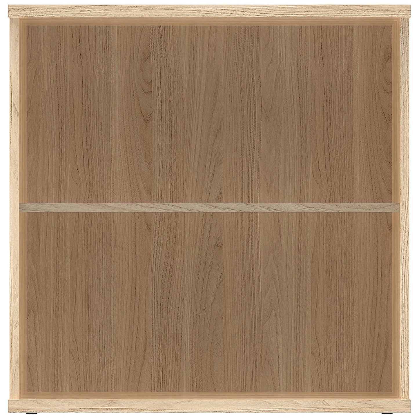 Astin Low Bookcase, 1 Shelf, 816mm High, Oak