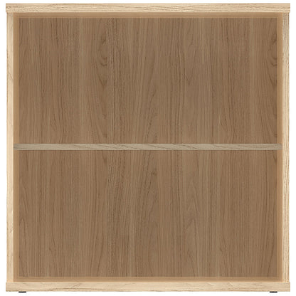 Astin Low Bookcase, 1 Shelf, 816mm High, Oak