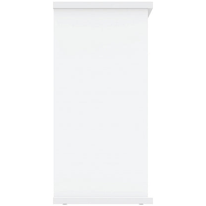 Astin Low Bookcase, 1 Shelf, 816mm High, White