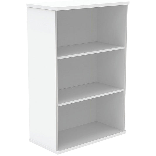 Astin Medium Bookcase, 2 Shelves, 1204mm High, White Easy2Order : KF823803