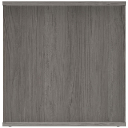 Astin Low Bookcase, 1 Shelf, 816mm High, Grey Oak
