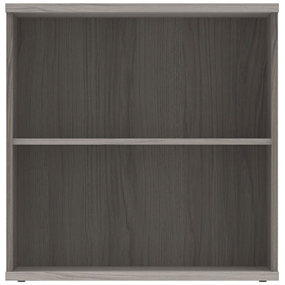 Astin Low Bookcase, 1 Shelf, 816mm High, Grey Oak