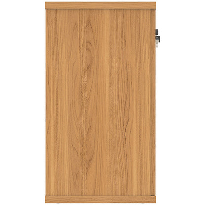 Astin Desk High Wooden Cupboard, 1 Shelf, 730mm High, Beech
