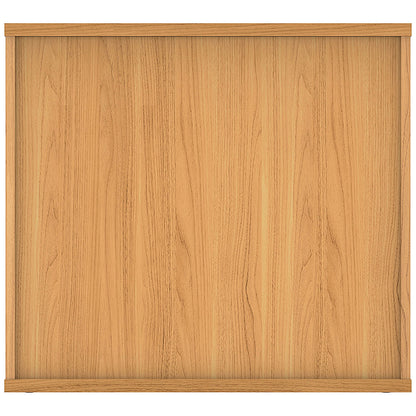 Astin Desk High Wooden Cupboard, 1 Shelf, 730mm High, Beech