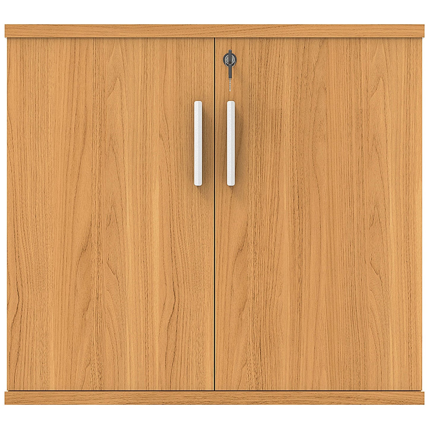 Astin Desk High Wooden Cupboard, 1 Shelf, 730mm High, Beech