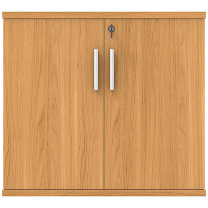 Astin Desk High Wooden Cupboard, 1 Shelf, 730mm High, Beech