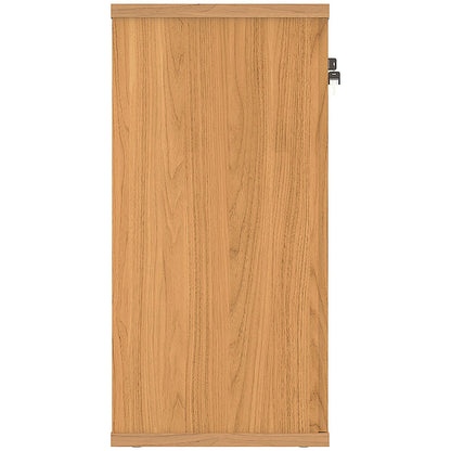 Astin Low Wooden Cupboard, 1 Shelf, 816mm High, Beech