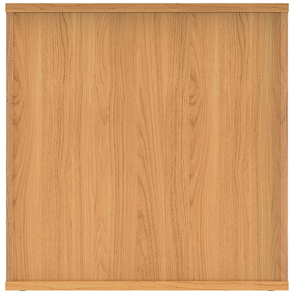 Astin Low Wooden Cupboard, 1 Shelf, 816mm High, Beech
