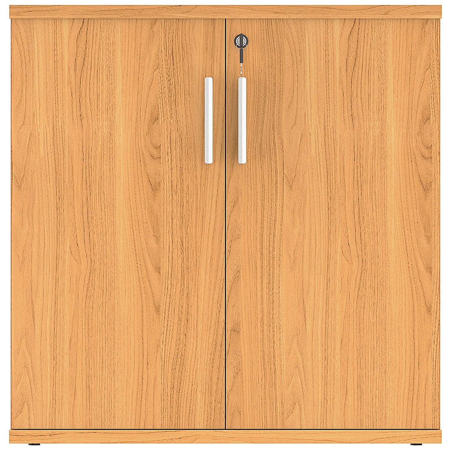 Astin Low Wooden Cupboard, 1 Shelf, 816mm High, Beech