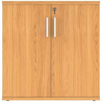Astin Low Wooden Cupboard, 1 Shelf, 816mm High, Beech