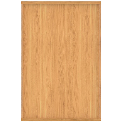 Astin Medium Wooden Cupboard, 2 Shelves, 1204mm High, Beech