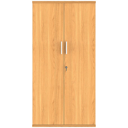 Astin Tall Wooden Cupboard, 3 Shelves, 1592mm High, Beech