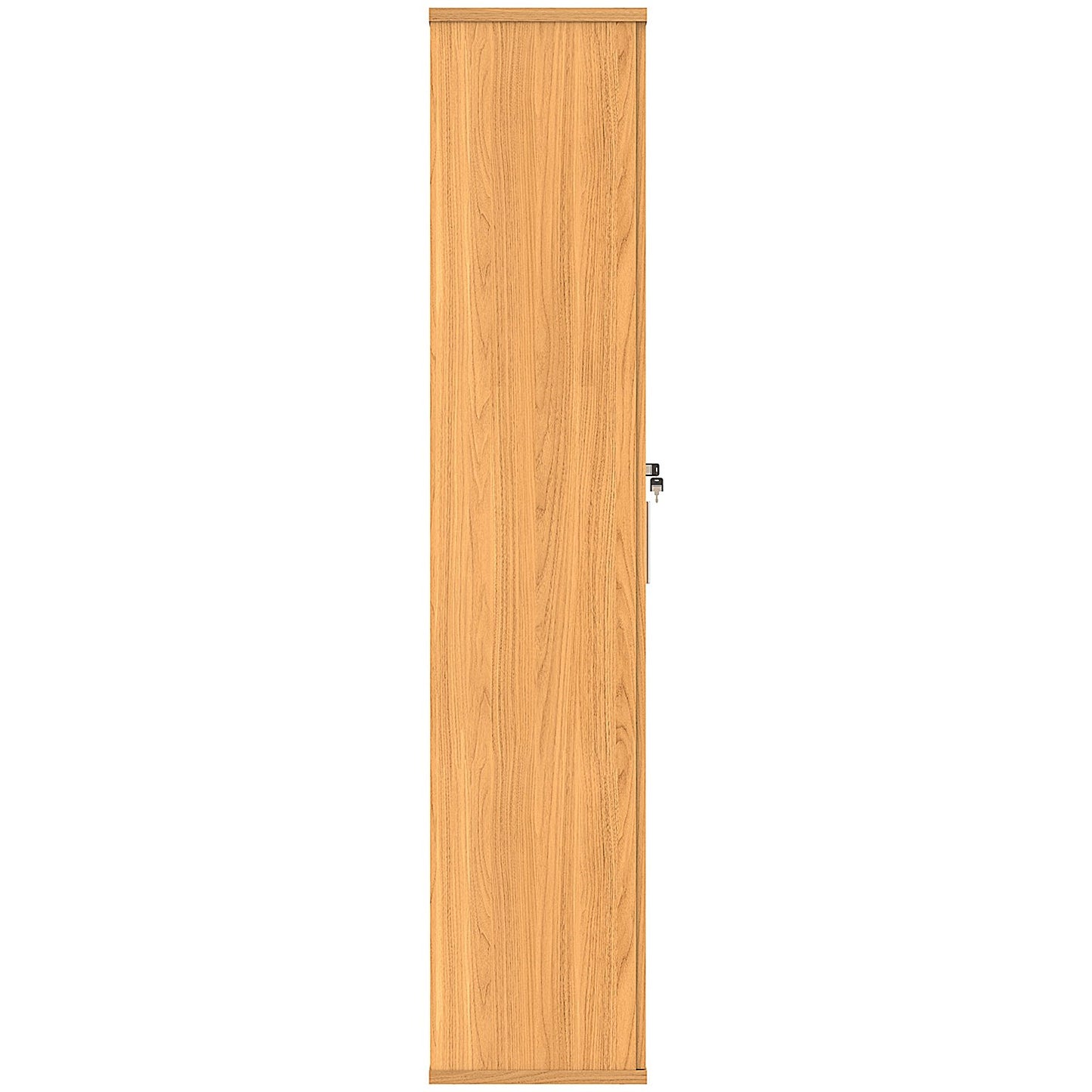 Astin Extra Tall Wooden Cupboard, 4 Shelves, 1980mm High, Beech
