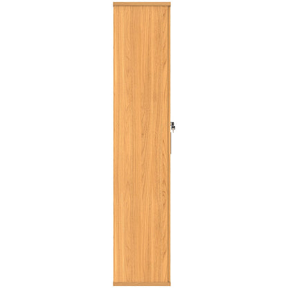 Astin Extra Tall Wooden Cupboard, 4 Shelves, 1980mm High, Beech