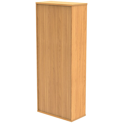 Astin Extra Tall Wooden Cupboard, 4 Shelves, 1980mm High, Beech