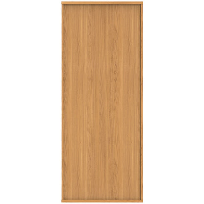 Astin Extra Tall Wooden Cupboard, 4 Shelves, 1980mm High, Beech