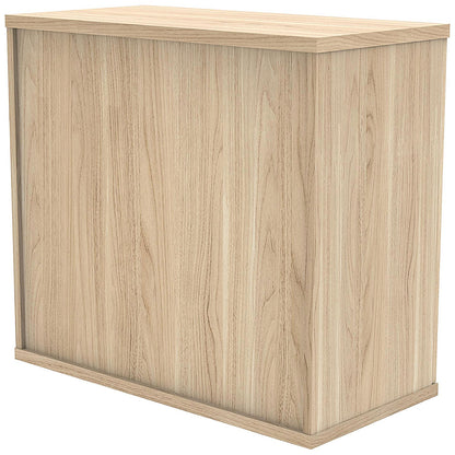 Astin Desk High Wooden Cupboard, 1 Shelf, 730mm High, Oak