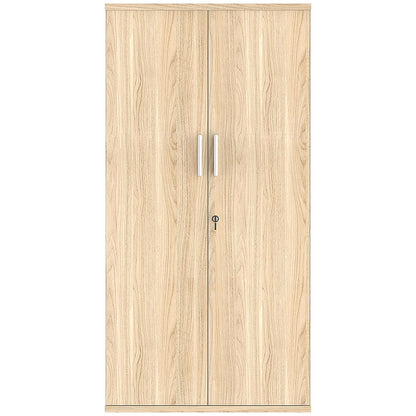 Astin Tall Wooden Cupboard, 3 Shelves, 1592mm High, Oak