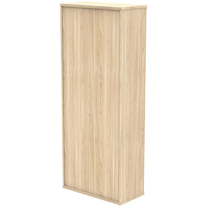 Astin Extra Tall Wooden Cupboard, 4 Shelves, 1980mm High, Oak