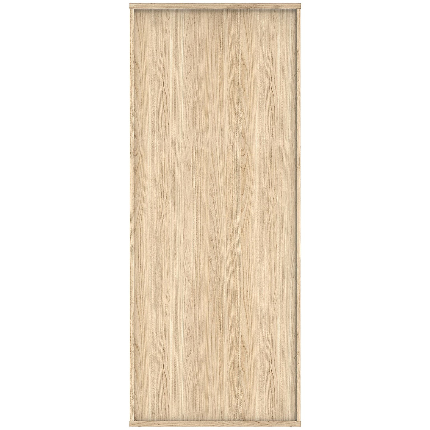 Astin Extra Tall Wooden Cupboard, 4 Shelves, 1980mm High, Oak